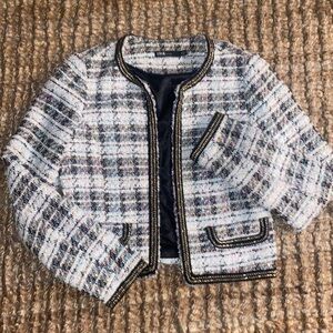 Ina Women's Multicolor Tweed Blazer